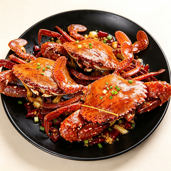 Fresh Caught Sea Swimming Crab